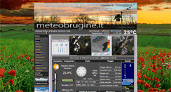 Desktop Screenshot of meteobrugine.it